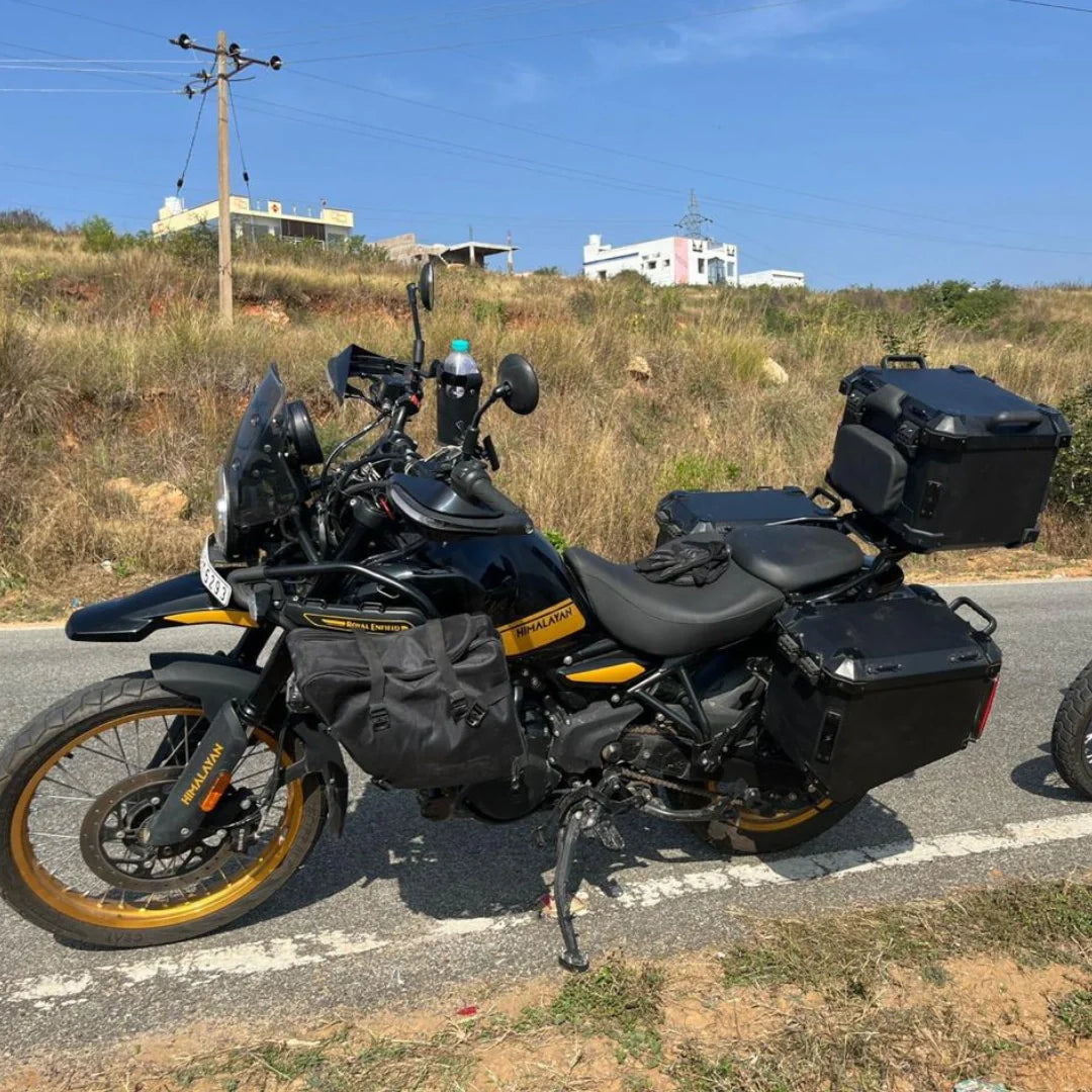 Himalayan 450 - Soft Bag & Jerry Can( Fuel Can)  Holder