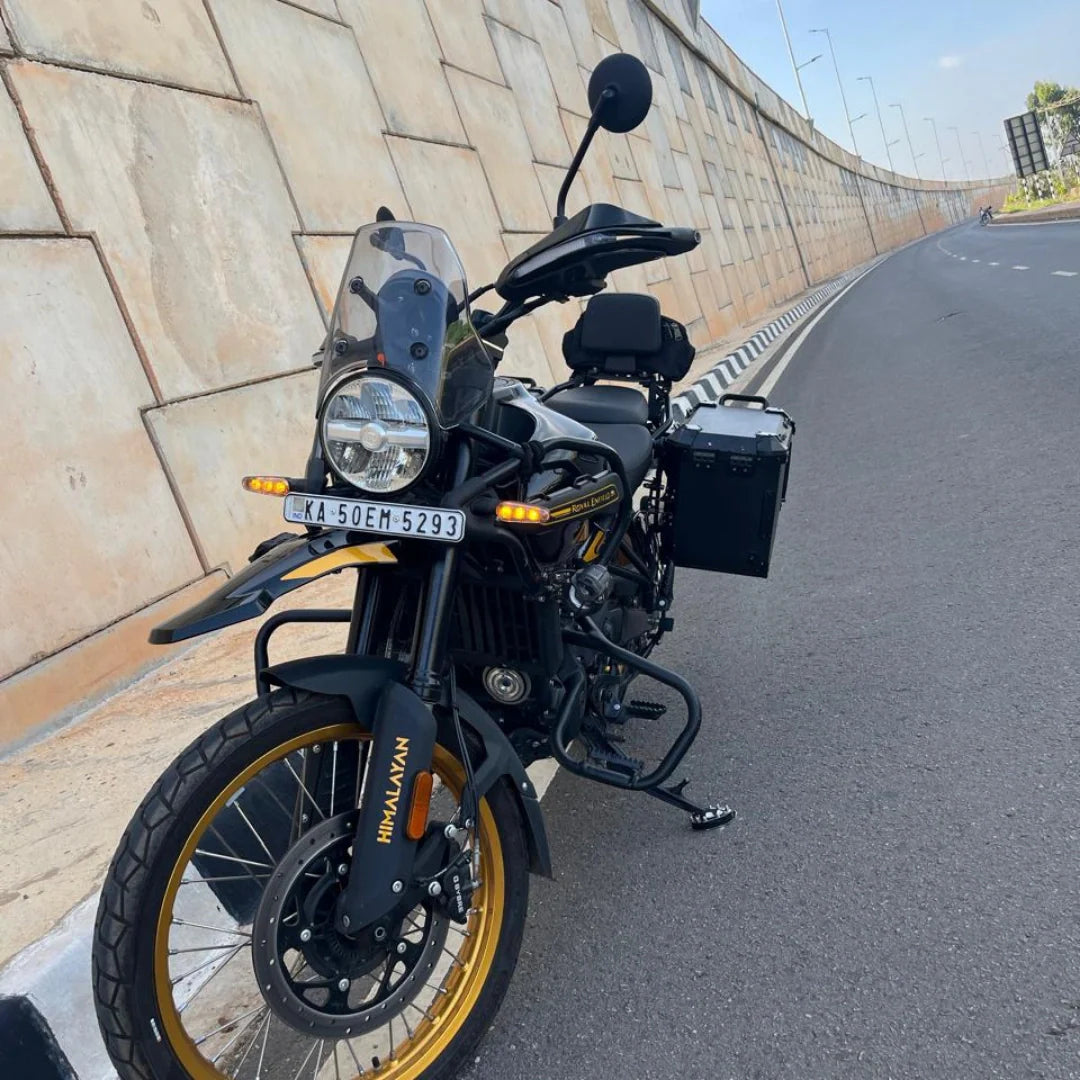 Himalayan 450 - Front Crash Guard with highway footpegs