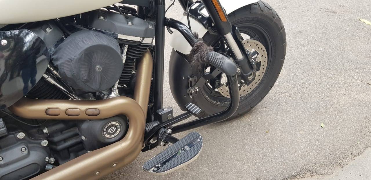 Rider Footboards( For Forward Foot Controls)- Chrome Detail( with LED) Edition