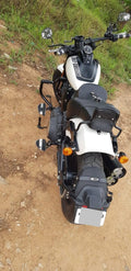 Rider Footboards( For Forward Foot Controls)- Chrome Detail( with LED) Edition