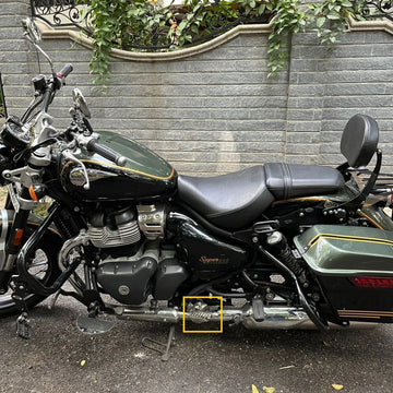 Super Meteor 650 - Shoe Burn Protector/ Exhaust Shield