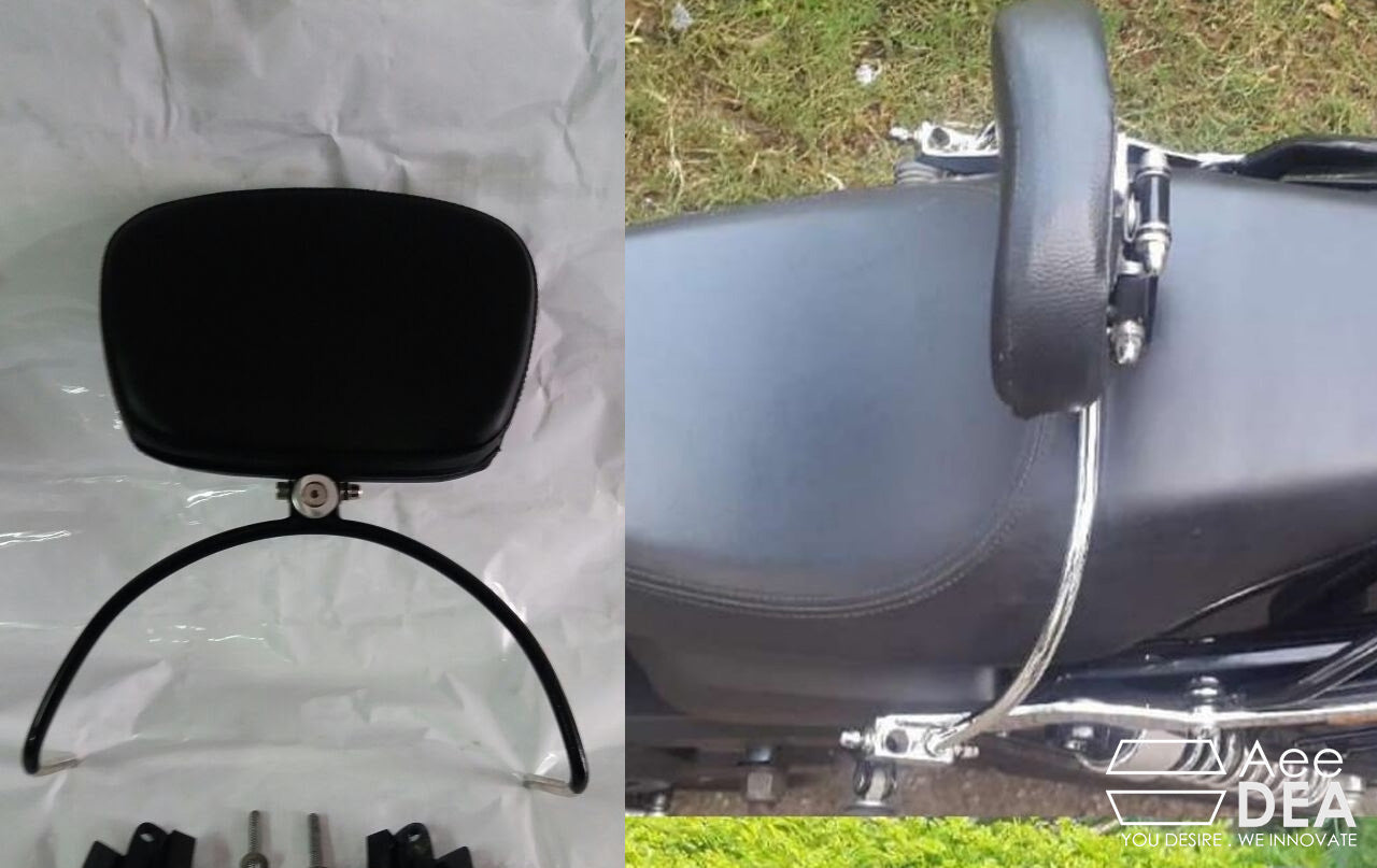 Sportster 48 – Rider Backrest(Snap on bike frame)