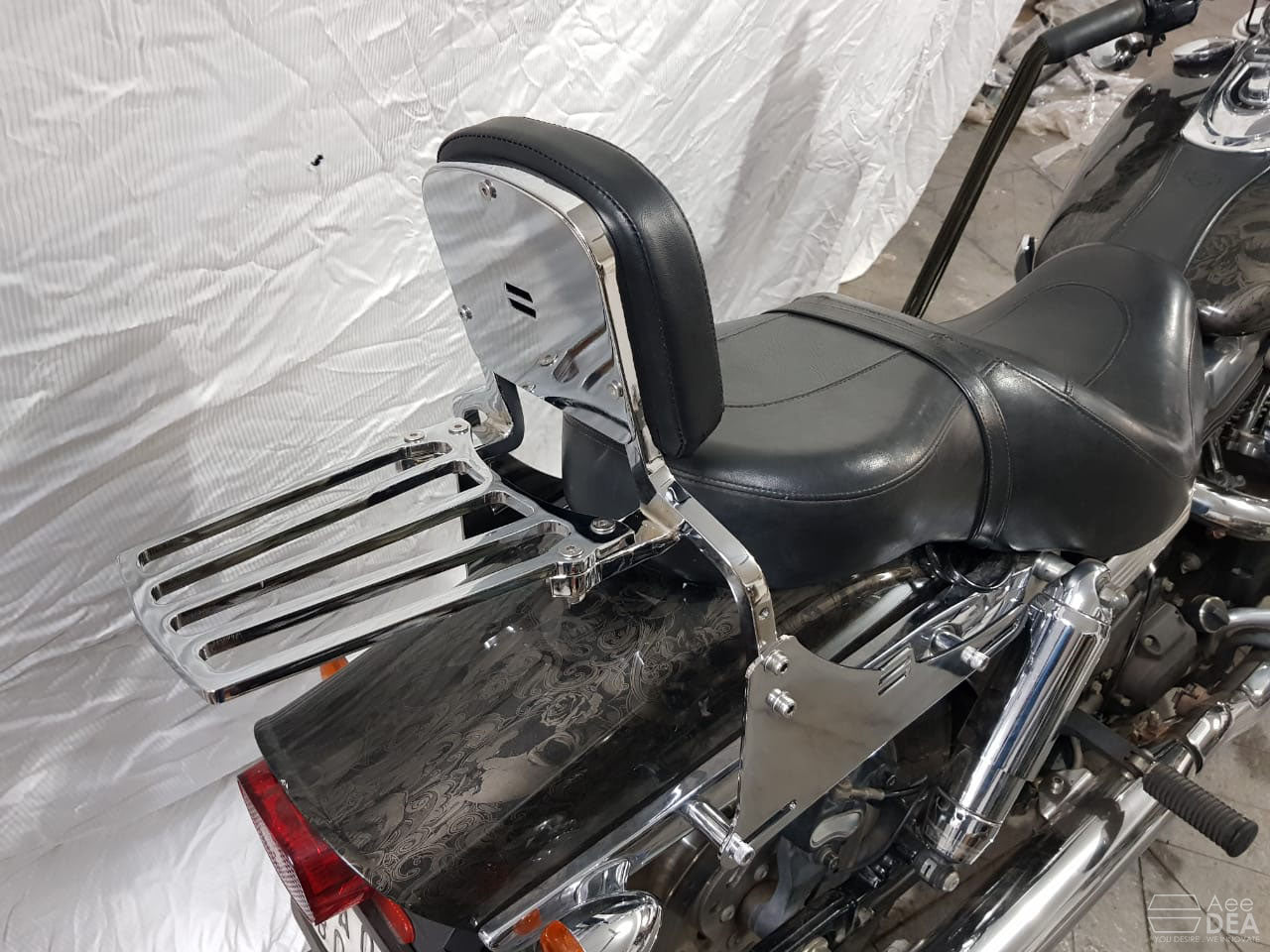 Fatboy pre 2018 – Pillion Backrest – Moulded Backrest Stout and Tall