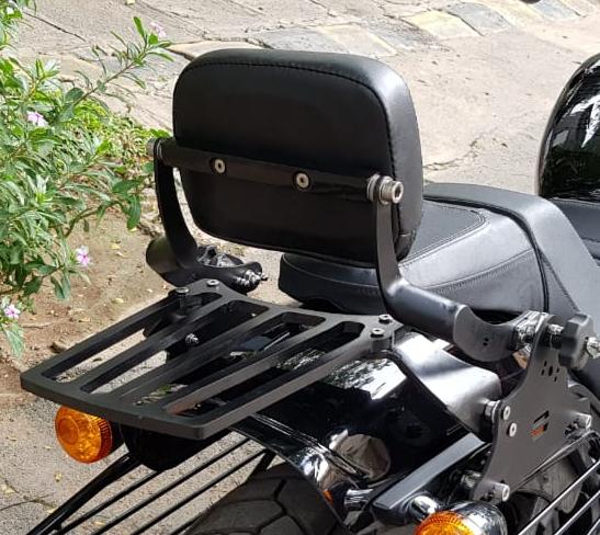 Fatbob 2018 – Rider Pillion Backrest