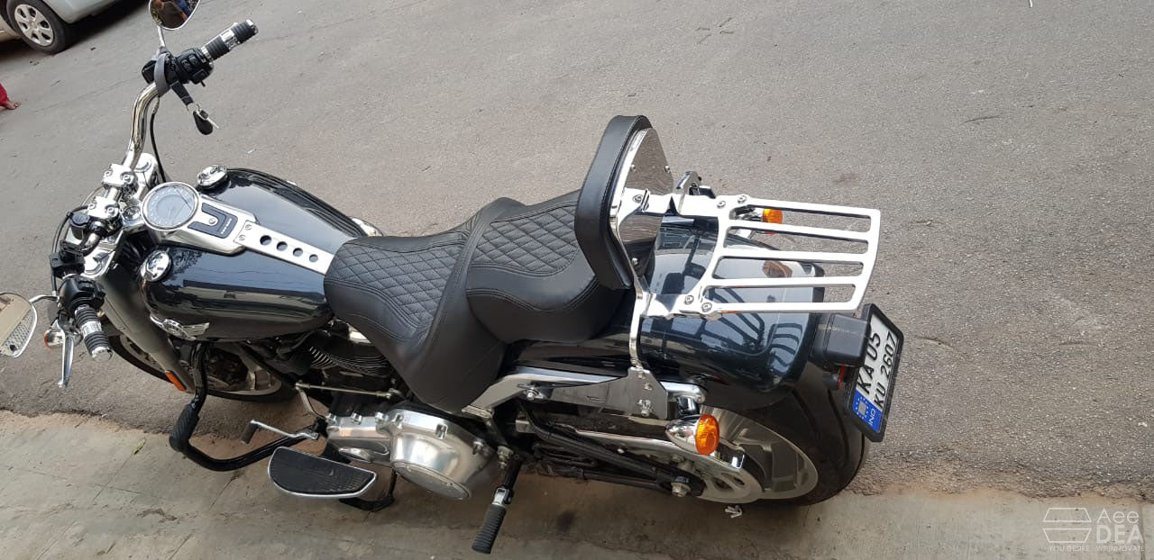 Low Rider – Pillion Backrest – Moulded Backrest Stout and Tall