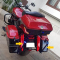 Royal Enfield Super Meteor 650 flagpole accessory side view