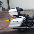 Royal Enfield Super Meteor 650 rear flagpole installation