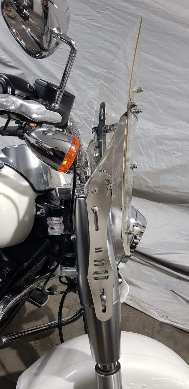 Fatboy Pre 2018 – Fully Adjustable Windshield – Wide Type