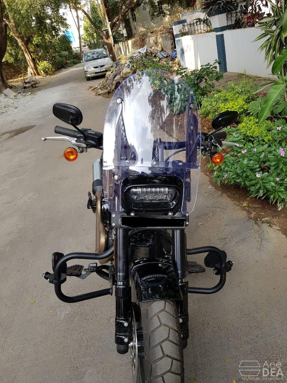 Fatbob 2018 – Fully Adjustable Windshield – Split Tall Type