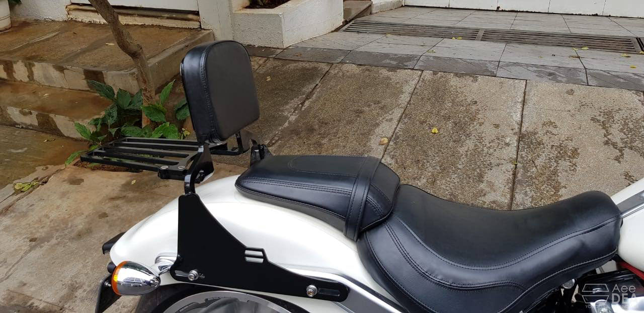 Fatboy 2018 – Pillion Backrest – Moulded Backrest Stout and Tall