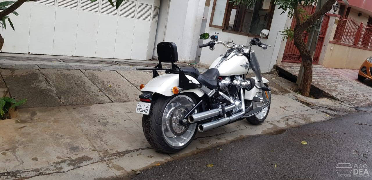 Fatboy 2018 – Pillion Backrest – Moulded Backrest Stout and Tall