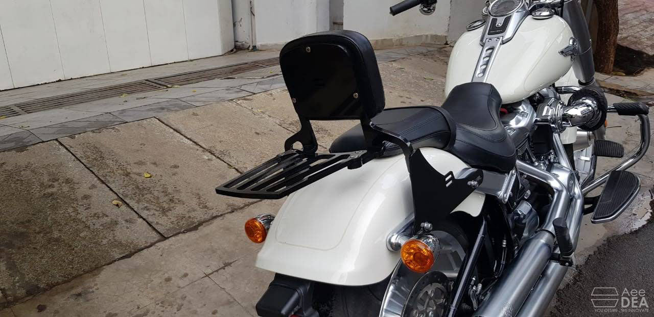 Low Rider – Pillion Backrest – Moulded Backrest Stout and Tall