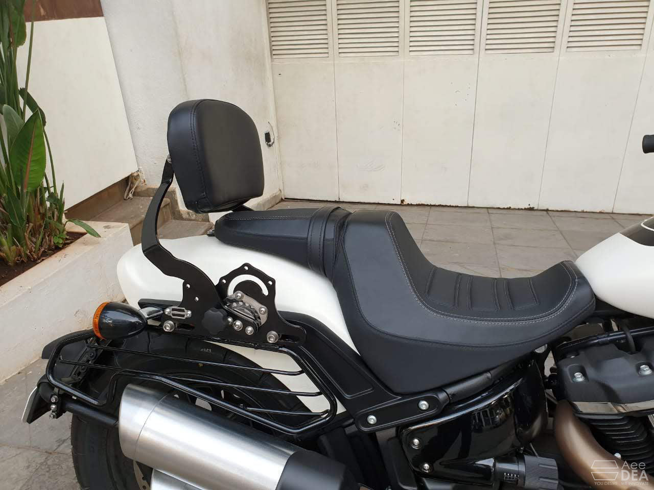 Fatbob 2018 – Rider Pillion Backrest