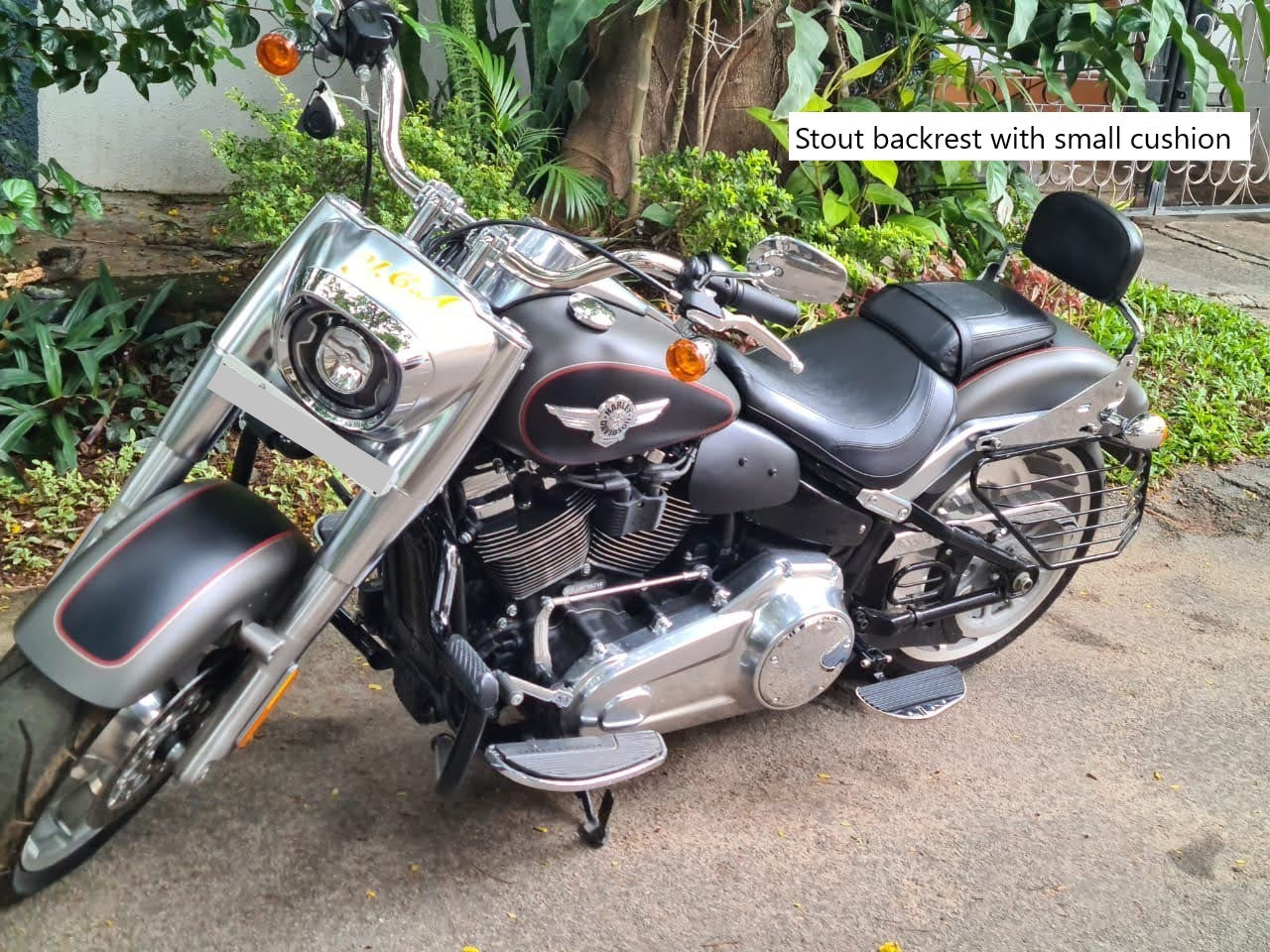 Fatboy 2018 – Pillion Backrest – Moulded Backrest Stout and Tall