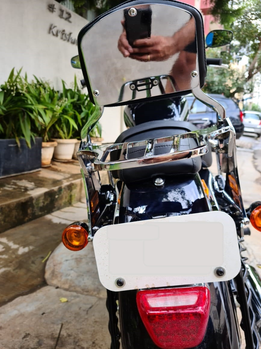 Sportster 48 – Pillion Backrest – Moulded Backrest Stout and Tall