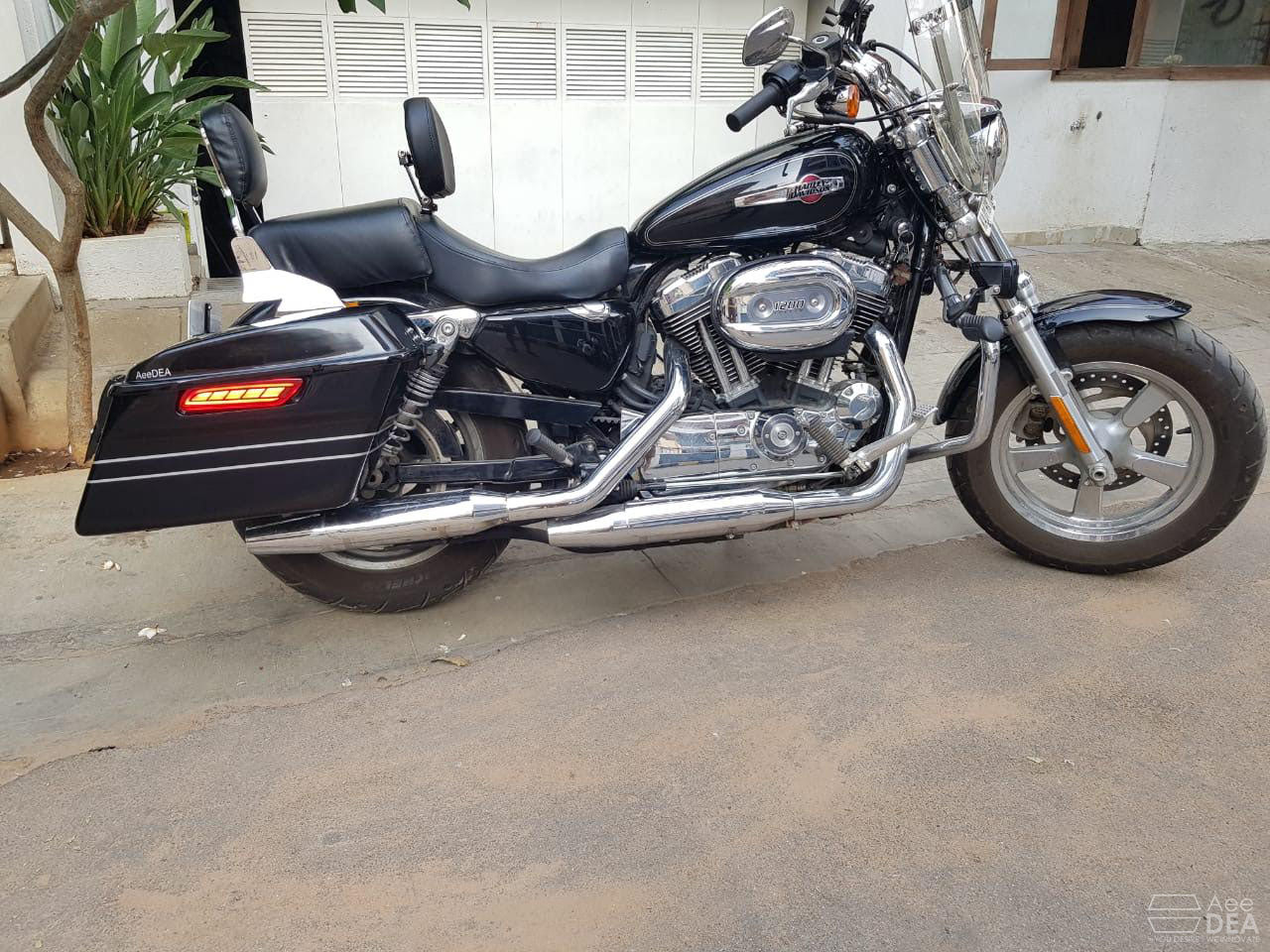 Custom 1200 – Side Panniers