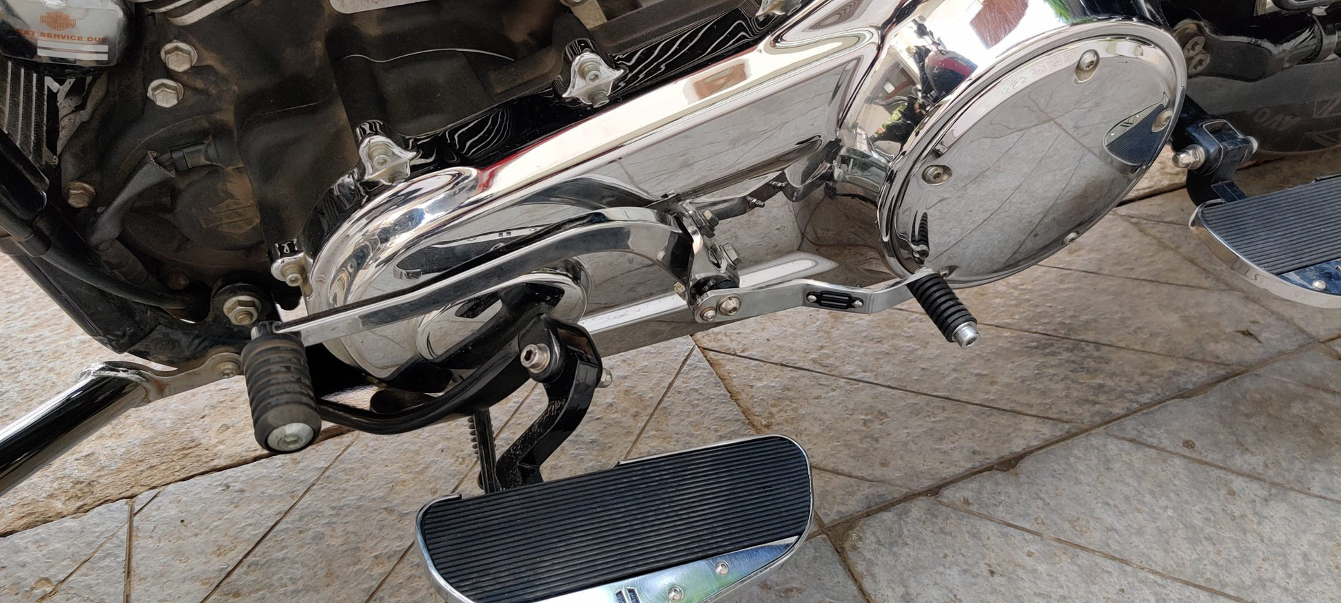 Rider Footboards(For Forward Foot Controls)- Chrome Edition