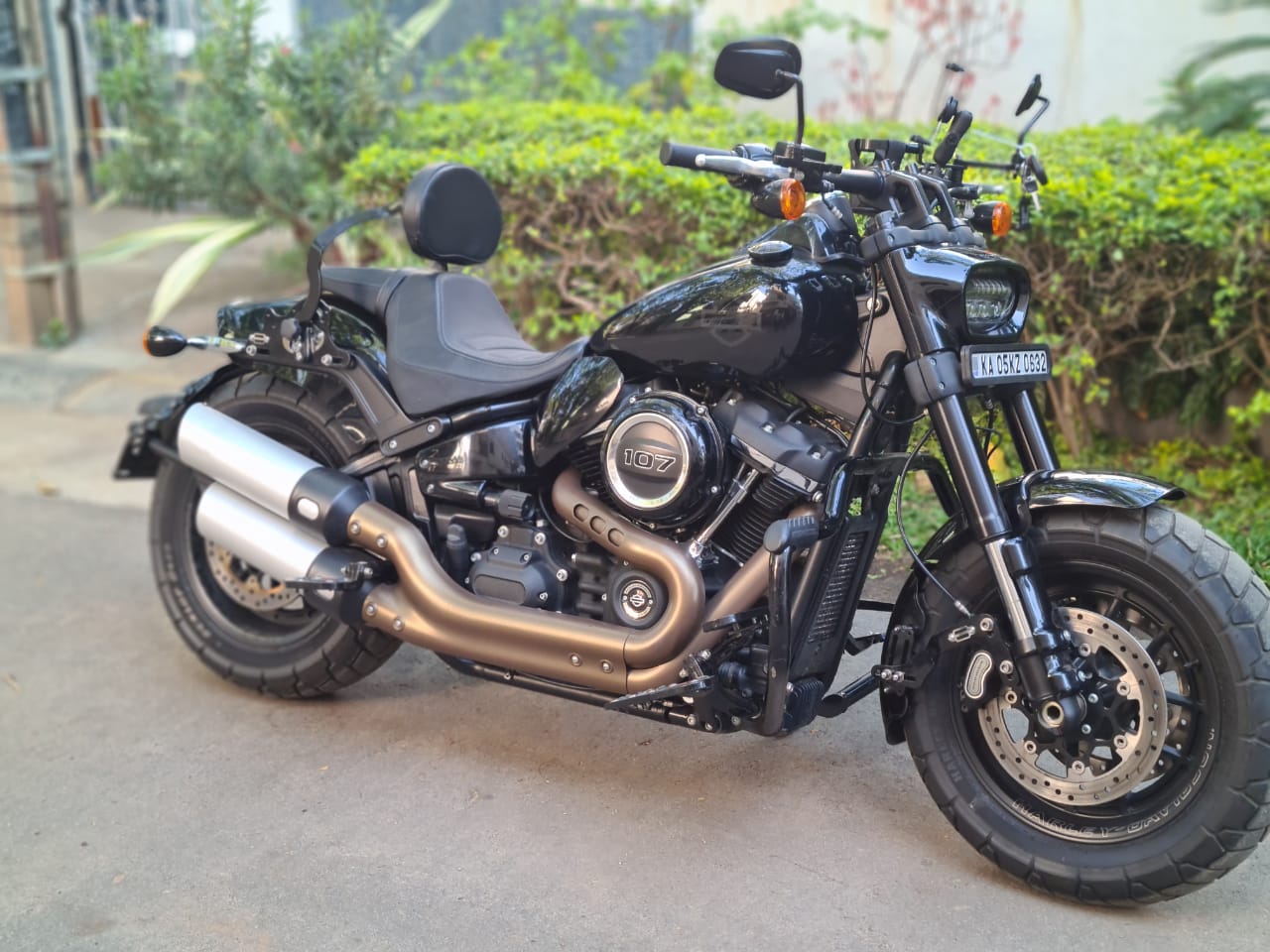 Fatbob 2018 – Rider Pillion Backrest