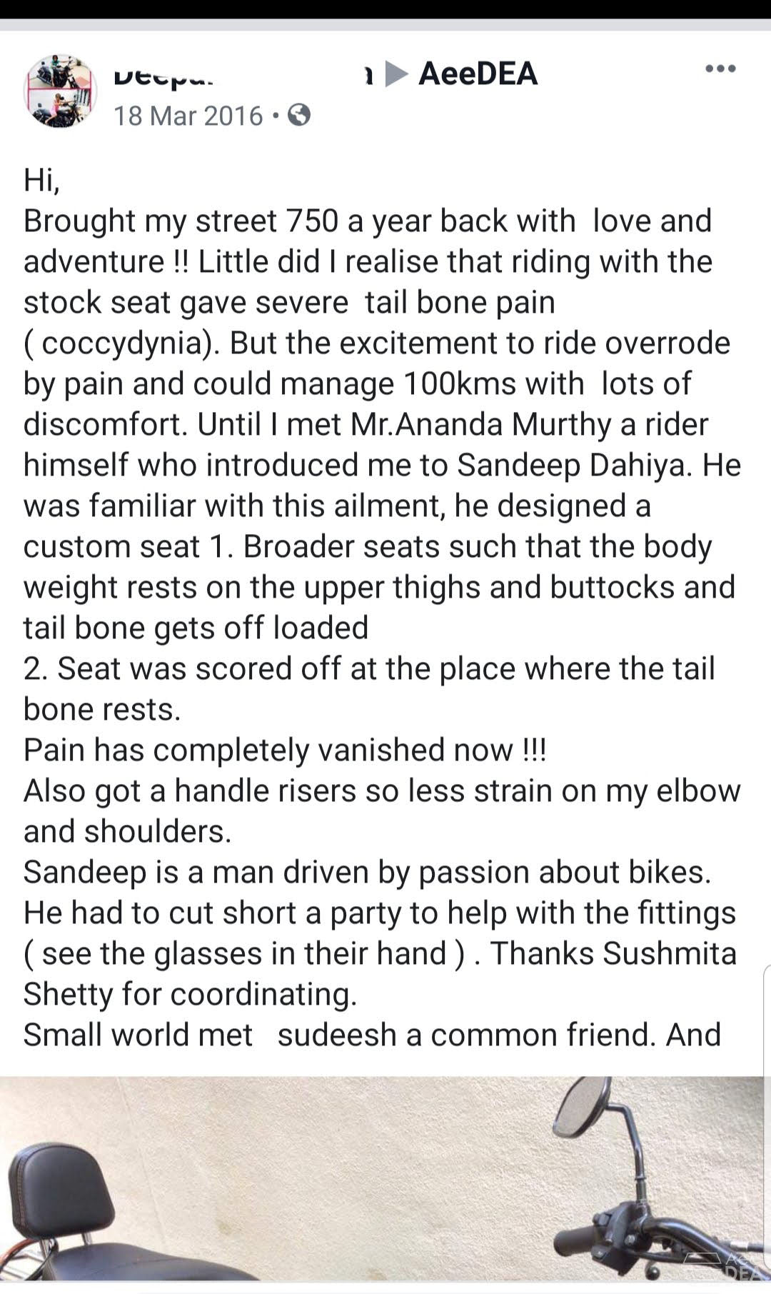 Low Rider- Full Seat Optional Rider Backrest