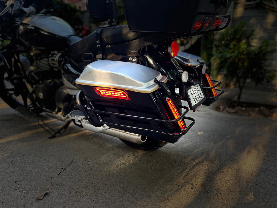 Super Meteor 650- Side Protective Grills for AeeDEA's Panniers