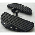 Anti-vibration rider footboards for Harley touring comfort