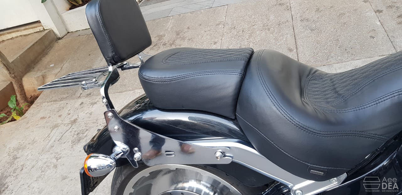 Custom 1200 – Pillion Backrest – Moulded Backrest Stout and Tall