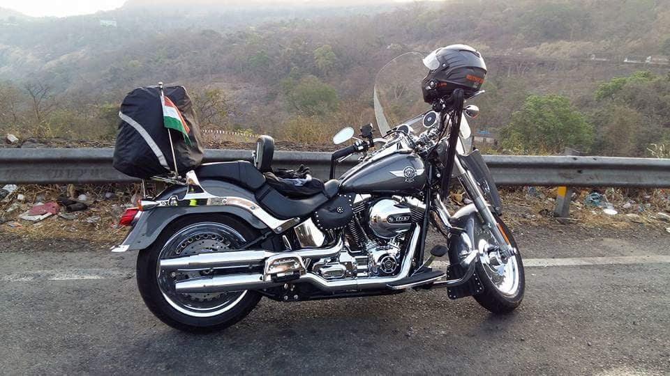 Expanded back rider support backrest for Harley Fat Boy