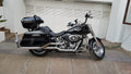 Harley Fat Boy Touring Top Box with Passenger Backrest
