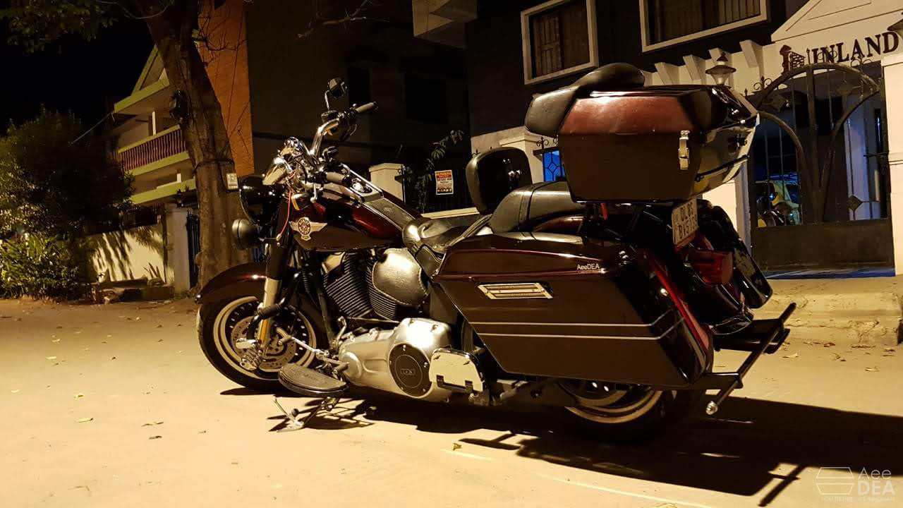 Fat Boy Touring Trunk with LED Lighting