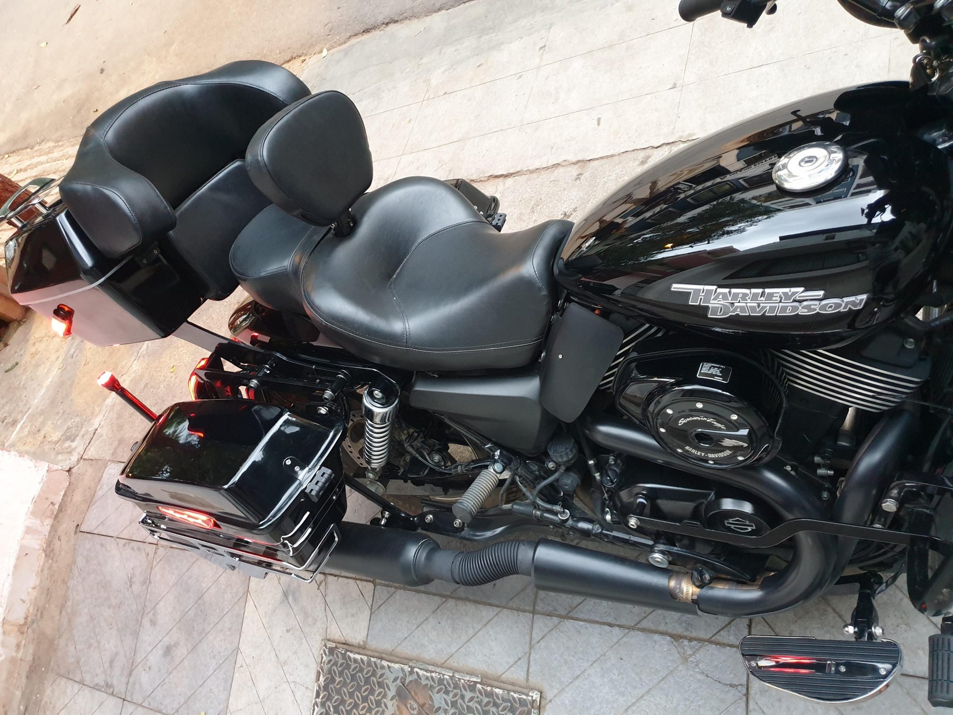 Rider Footboards( For Forward Foot Controls)- Chrome Detail( with LED) Edition