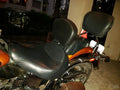 Harley Fat Boy rider lumbar support backrest