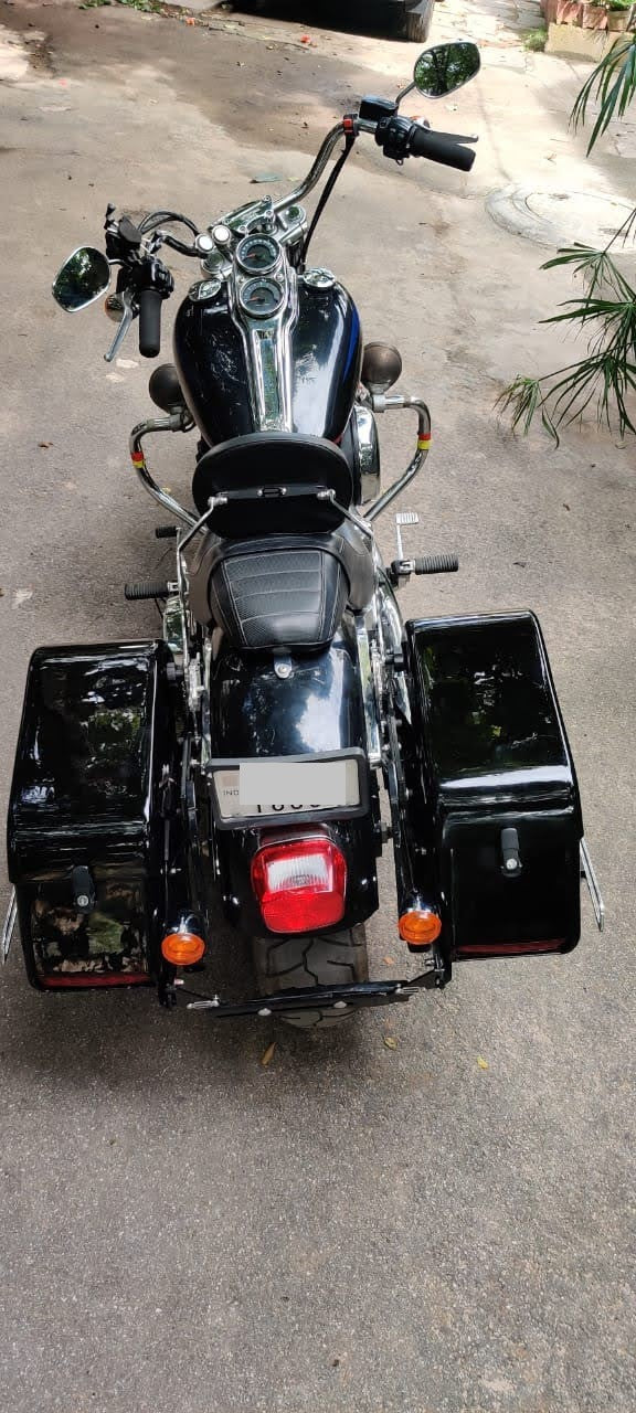 Harley Low Rider 35 litre side panniers for touring motorcycles