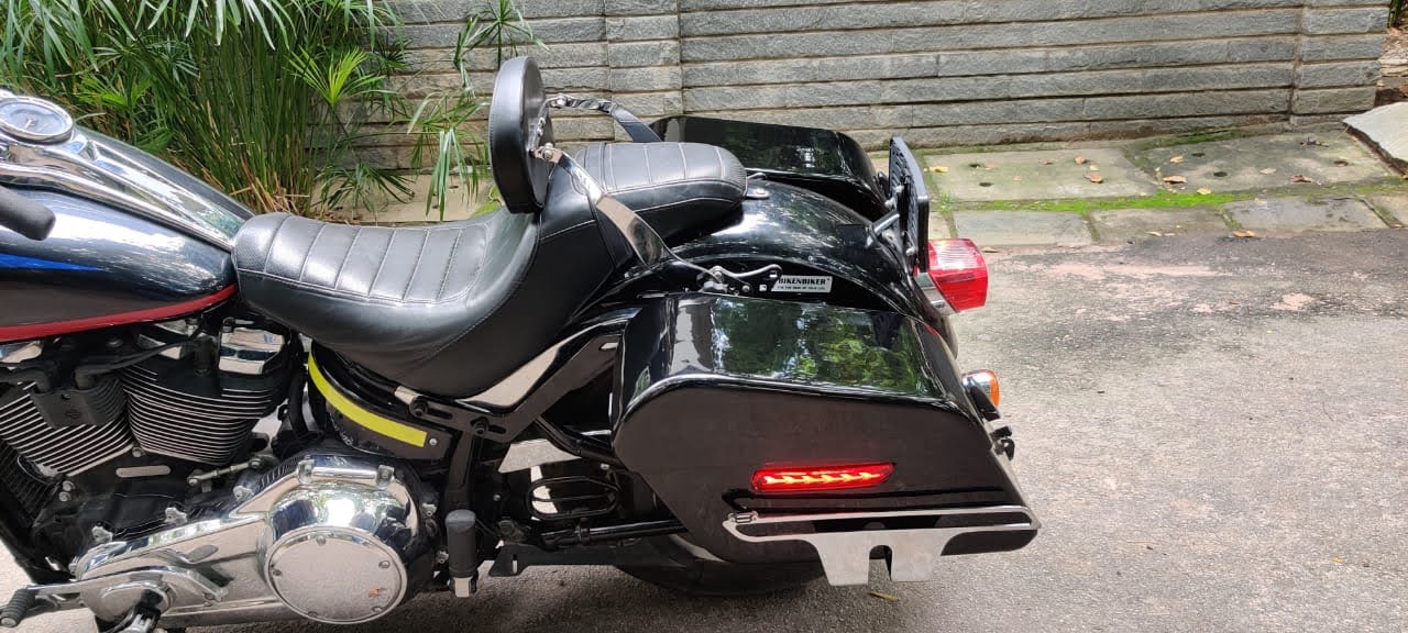 Harley Low Rider Side Panniers 2020 right side profile by AeeDEA