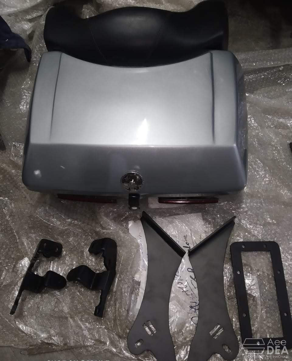 Harley Sportster 48 backrest and luggage system