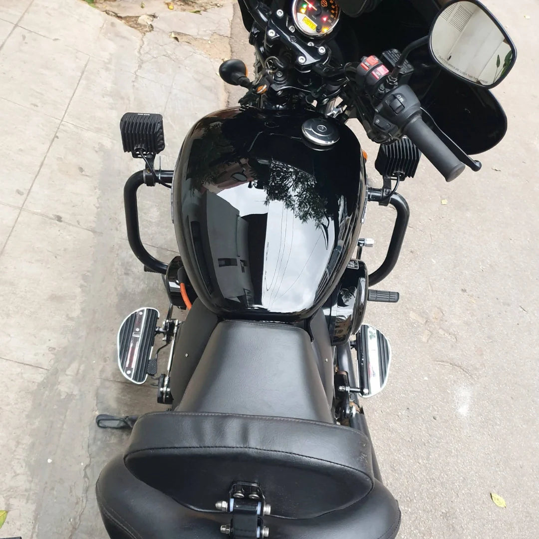 Comfort rider footboards upgrade for Harley Street 750