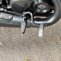 Side view of Harley-Davidson Street Rod brake pedal extension