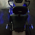 Premium Harley rider footboards with rubber grip inserts