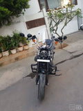 Harley Sportster 48 adjustable windshield front view by AeeDEA