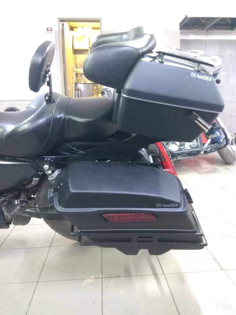 Sportster 48 touring top box side profile