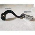 Precision laser-cut stainless steel brake pedal extender for Street Rod