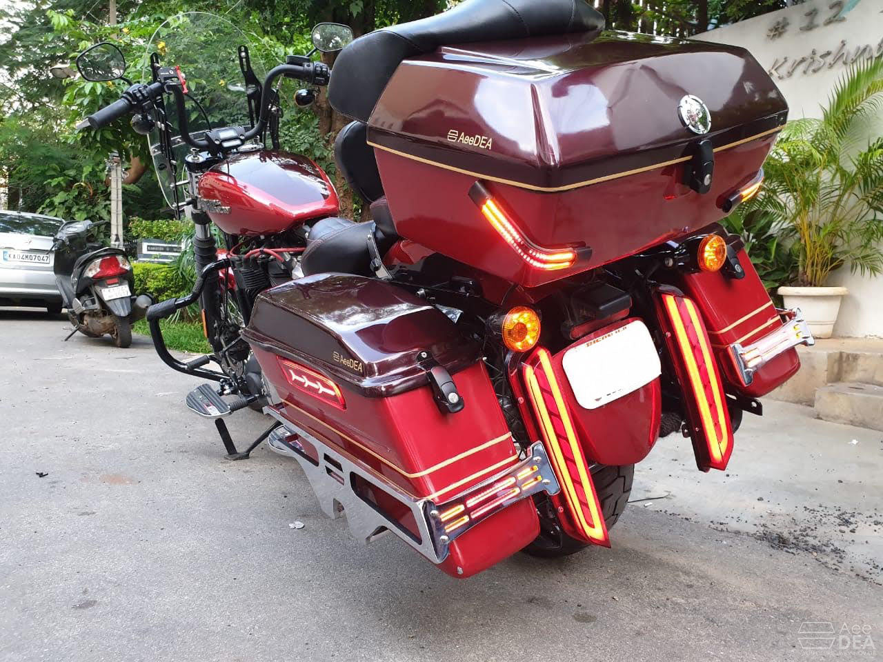 54 litre touring top box for Harley Davidson Street Bob 2018