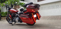 Street Bob 2018 touring top box with integrated LED lighting