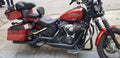 Street Bob 2018 touring top box with pillion backrest and armrests