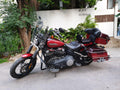 AeeDEA Street Bob 2018 touring top box installed on Harley Davidson motorcycle
