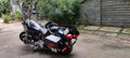 Waterproof Harley Low Rider saddlebags with lockable storage compartments