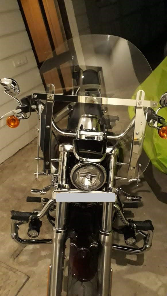 Pro Ride Low Windshield Low Rider – Fully Adjustable Windshield – Split Tall Type