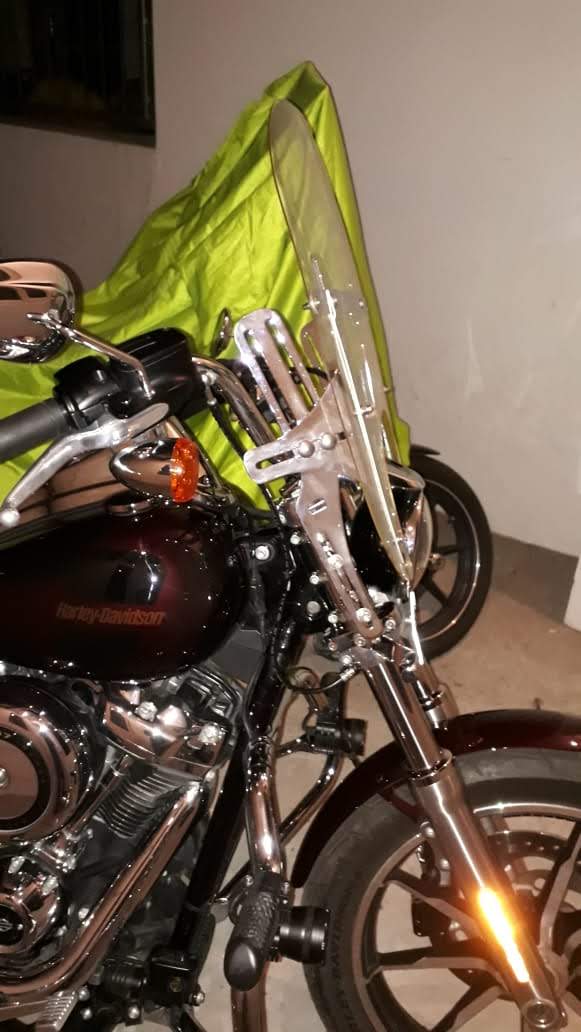 Pro Ride Low Windshield Low Rider – Fully Adjustable Windshield – Split Tall Type
