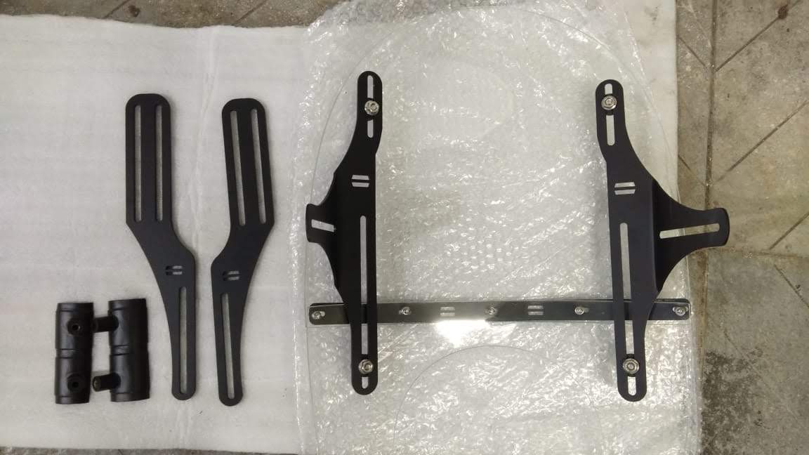 Roadster 1200 – Fully Adjustable Windshield – Split Tall Type